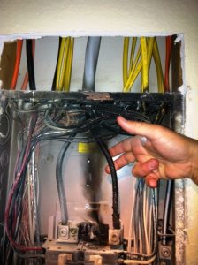 Burnt Electrical Panel