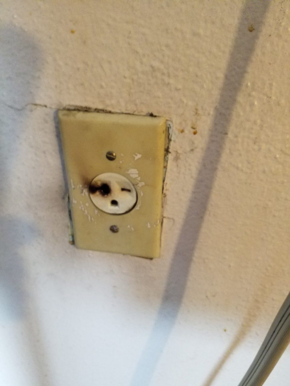 Sparking Outlets Possible Fire Hazard Joyner Electric And Security